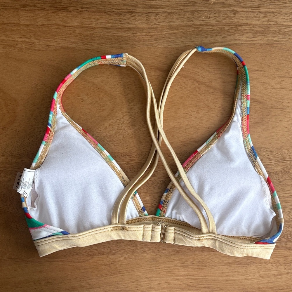 Roxy Multicolor Striped Bikini Top - image 3